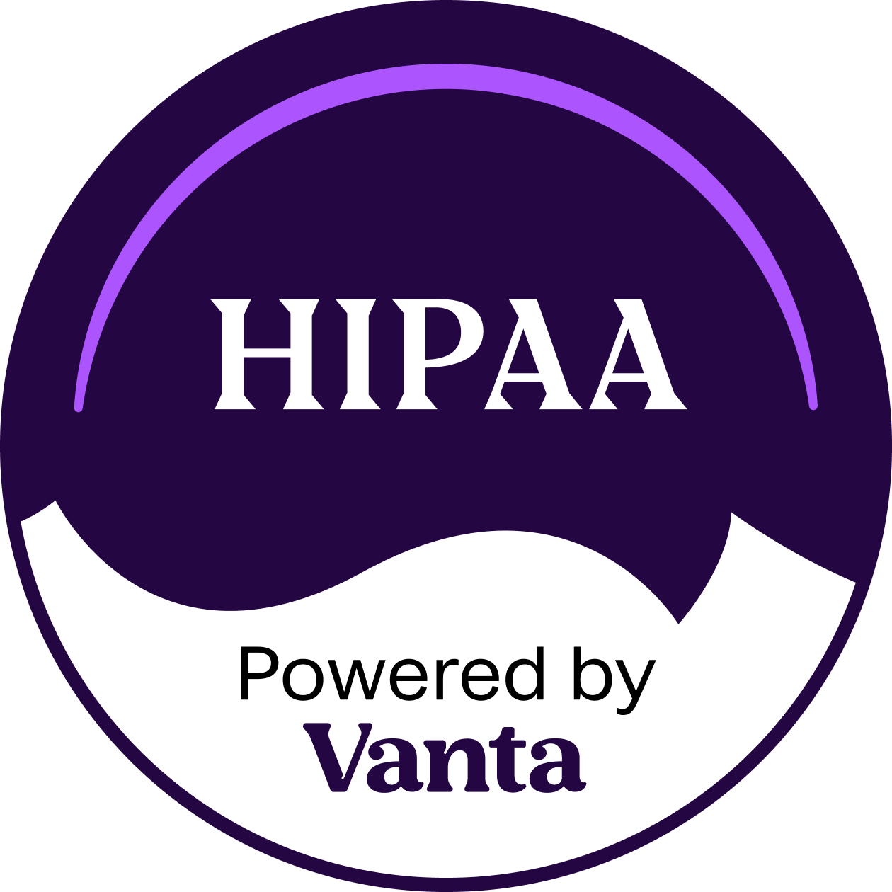 Vanta HIPAA Compliant Badge